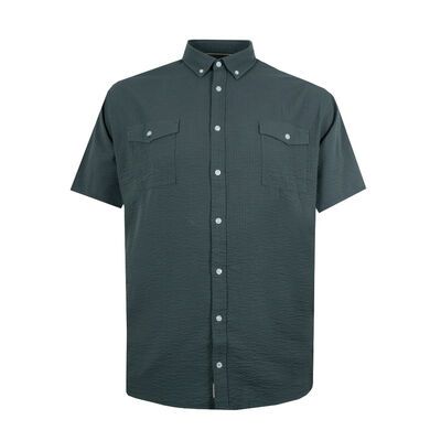 NORTH LATITUDE TWO POCKET TEXTURED S/S SHIRT-new arrivals-BIGGUY.COM.AU
