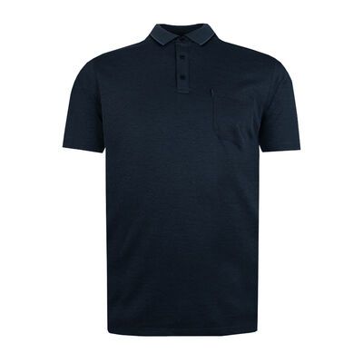 CASA MODA BIRDSEYE POLO-polos-BIGGUY.COM.AU