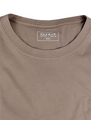 GAZMAN BASIC CREW 22 S/S T-SHIRT-tshirts & tank tops-BIGGUY.COM.AU