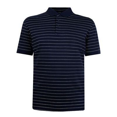 GAZMAN SINGLE WHITE STRIPE POLO-new arrivals-BIGGUY.COM.AU