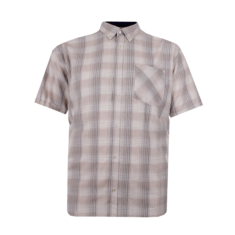 KAM 382 CHECK S/S SHIRT