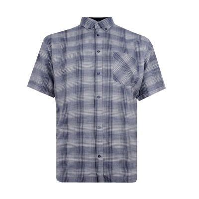 KAM 382 CHECK S/S SHIRT-new arrivals-BIGGUY.COM.AU