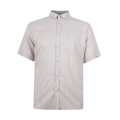 KAM 386 STRIPE S/S SHIRT-new arrivals-BIGGUY.COM.AU