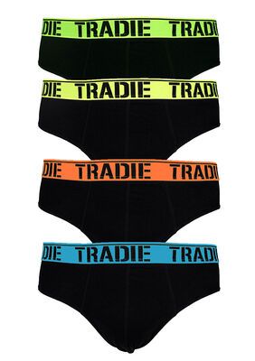 TRADIE 4 PACK HIPSTER BRIEF -new arrivals-BIGGUY.COM.AU