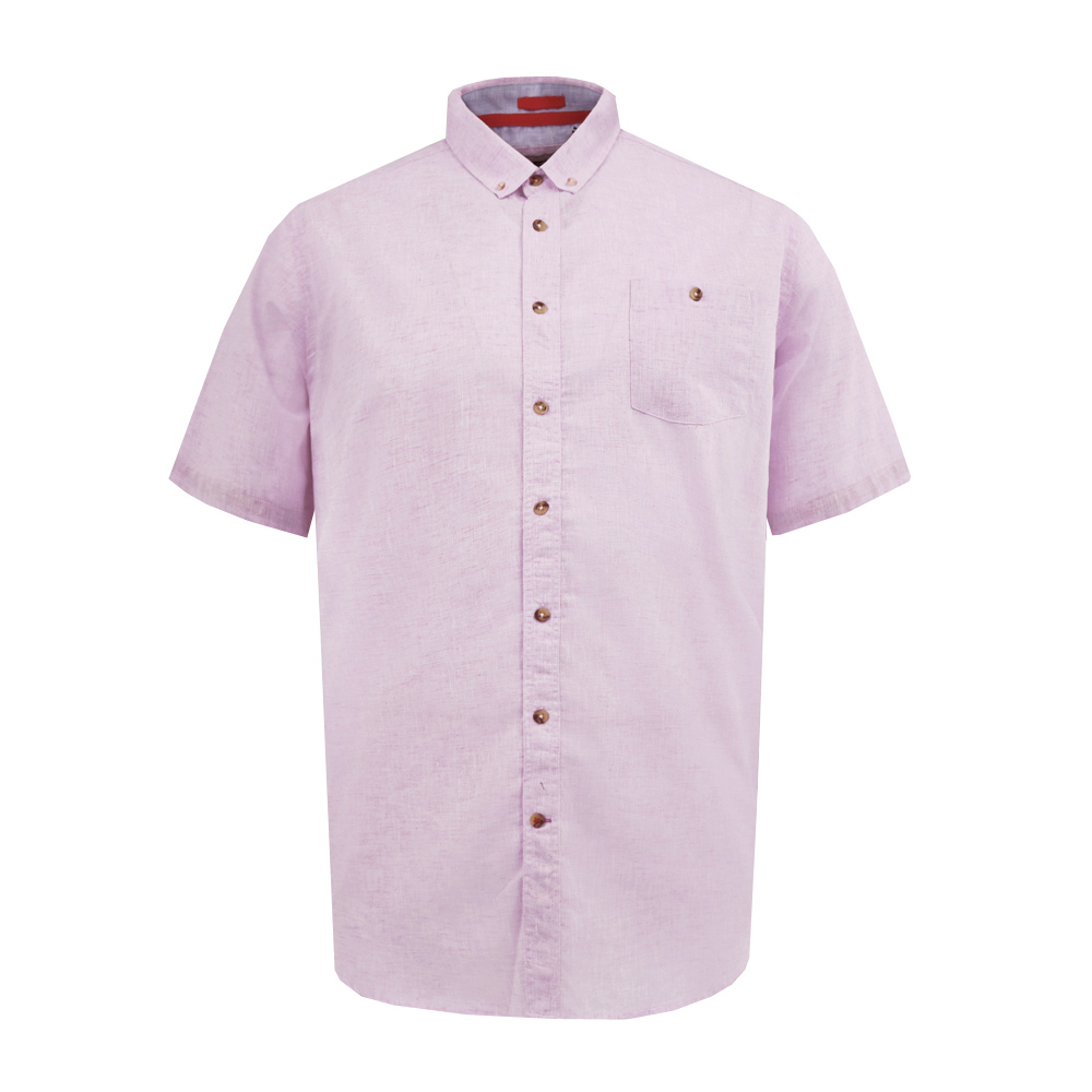 DUKE CLARKE LINEN BLEND S/S SHIRT