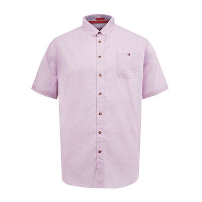 DUKE CLARKE LINEN BLEND S/S SHIRT-new arrivals-BIGGUY.COM.AU