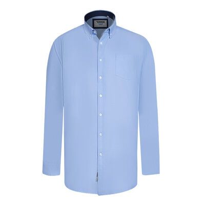 DUKE OXFORD TALL L/S SHIRT-new arrivals-BIGGUY.COM.AU