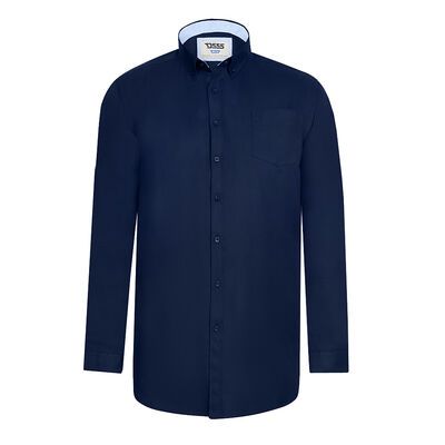 DUKE OXFORD TALL L/S SHIRT-new arrivals-BIGGUY.COM.AU