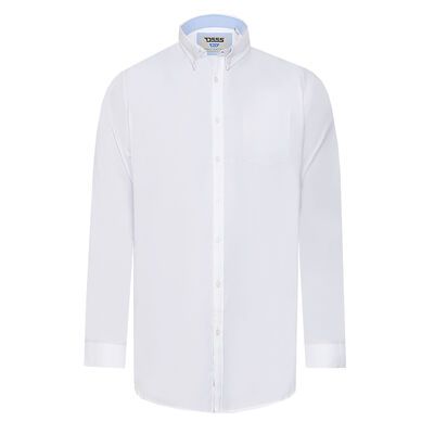 DUKE OXFORD TALL L/S SHIRT-new arrivals-BIGGUY.COM.AU
