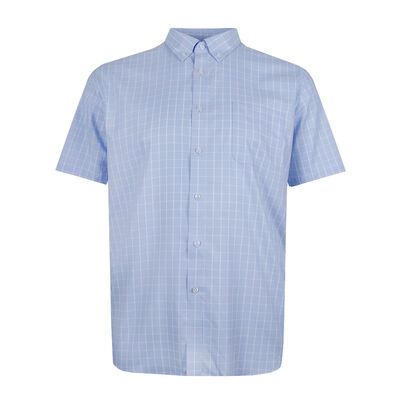 GAZMAN THIN CHECK S/S SHIRT-new arrivals-BIGGUY.COM.AU