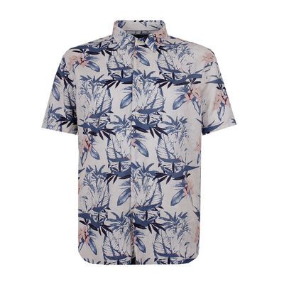 GAZMAN FLORAL PTINT S/S SHIRT-new arrivals-BIGGUY.COM.AU
