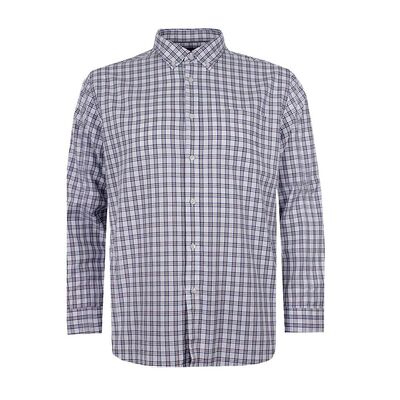 GAZMAN 094 MULTI CHECK L/S SHIRT -new arrivals-BIGGUY.COM.AU