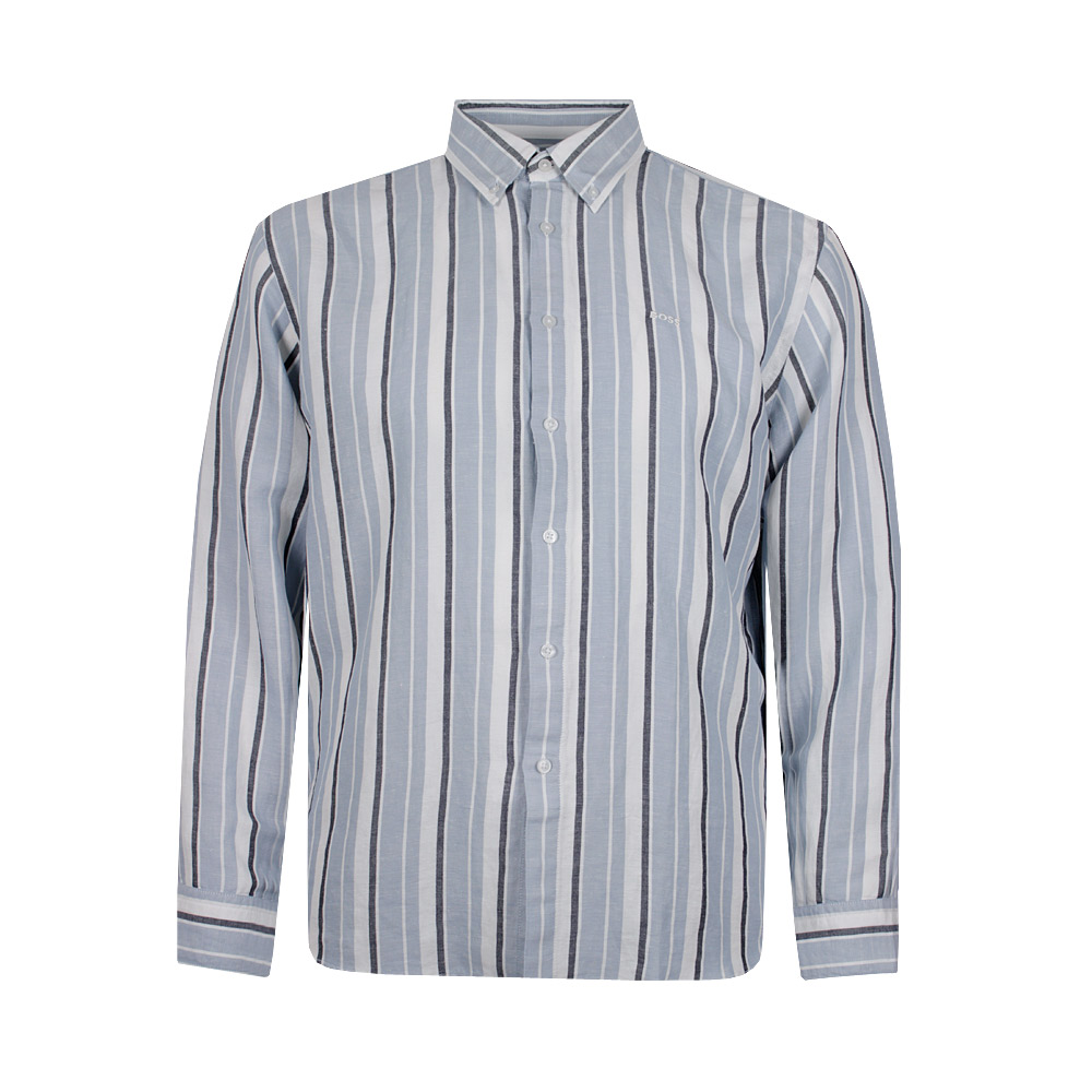 HUGO BOSS RICO STRIPE L/S SHIRT